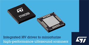 意法半導體STHV200超聲波IC單片集成線性驅動器