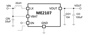 MICRONE微盟ME2107 帶有真關斷功能，高效PFM同步升壓DC-DC轉換器的介紹、參數和應用