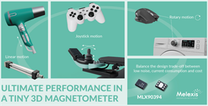 Melexis邁來芯推出新款微型3D磁力計，拓展性能極限